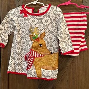 Emily Rose Christmas little girl set. Size 2T. Excellent condition.